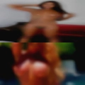 Older woman swinging