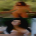 Smart nude woman weightlifters