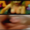 Nude kissing nude woman's