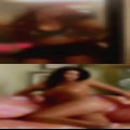 Smart nude woman weightlifters