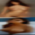 Smart nude woman weightlifters