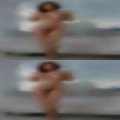 Nude woman nude middle